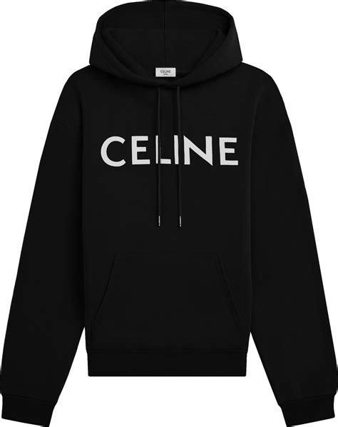 celine hooide|Celine hoodie black and white.